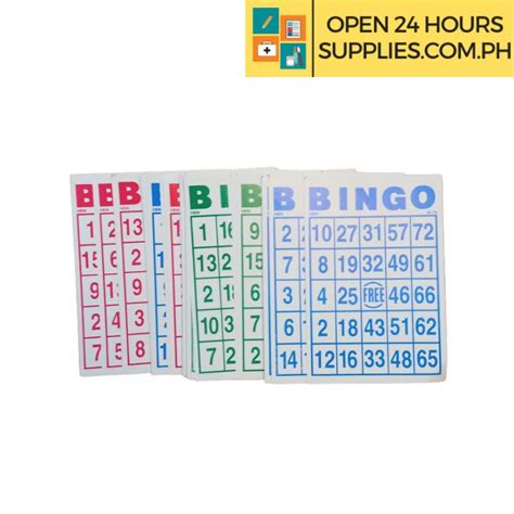 Bingo Card (HBW) Super 100s.